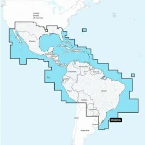 MAPA MEXICO, CARIBBEAN TO BRAZIL - INLAND AND COASTAL MARINE CHARTS #010-C1285-20 GARMIN