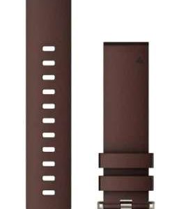 FAJA RELOJ QUICKFIT 22 P/ FENIX 5/6/7/FR935-945-955-965 CUERO MARRÓN #010-13123-10 GARMIN