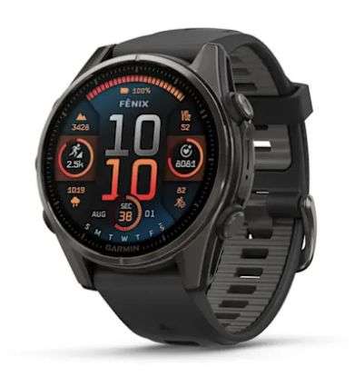 GPS FENIX 8 AMOLED SAFIRO 43MM TITANIO NEGRO #010-02903-20 GARMIN - Imagen 3