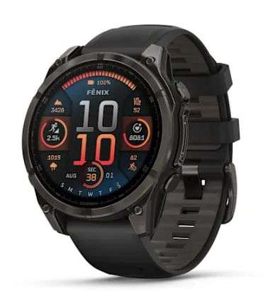 GPS FENIX 8 AMOLED SAFIRO 47MM TITANIO NEGRO #010-02904-20 GARMIN - Imagen 3