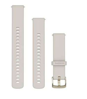 FAJA QUICK RELEASE 18MM P/FR265S-255S/ VENU2S/VIVOACTIVE 4S IVORY #010-13256-04 GARMIN - Imagen 2