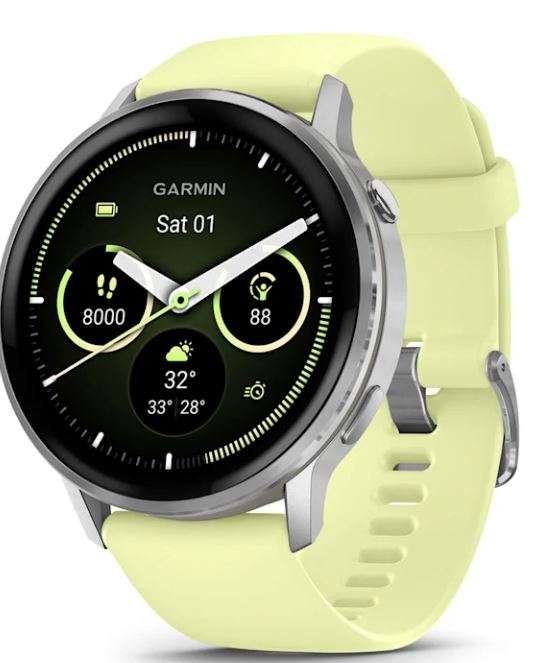 GPS VENU 4 45 MM PLATEADO/CITRON #010-03014-02 GARMIN - Imagen 3