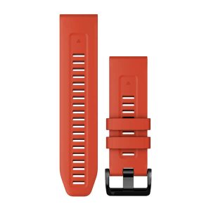 FAJA RELOJ QUICKFIT 26 P/ FENIX 5X/6X/7X ROJA # 010-13117-04 GARMIN