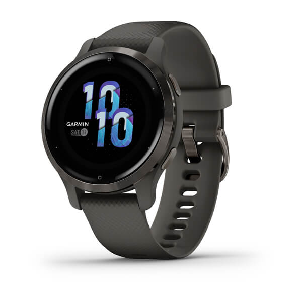 GPS VENU 2S, BISEL ACERO INOX, GRAFITO #010-02429-10 GARMIN