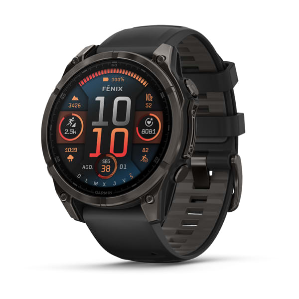 GPS FENIX 8 AMOLED SAFIRO 47MM TITANIO NEGRO #010-02904-20 GARMIN