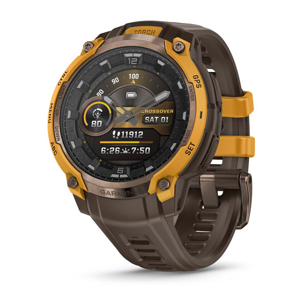 GPS INSTINCT CROSSOVER AMOLED AMARILLO #010-03398-01 GARMIN