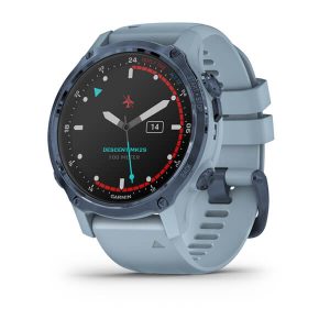RELOJ DESCENT MK2S MINERAL BLUE WITH SEA FOAM SILICONE BAND GARMIN #010-02403-07