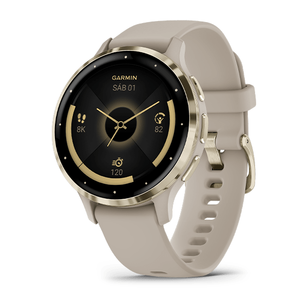 GPS VENU 3S DORADO SUAVE CON GRIS #010-02785-02 GARMIN