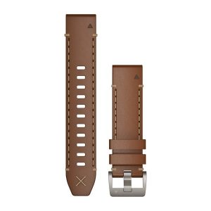 FAJA RELOJ QUICKFIT 22MM CUERO/CAFE GARMIN #010-12738-04