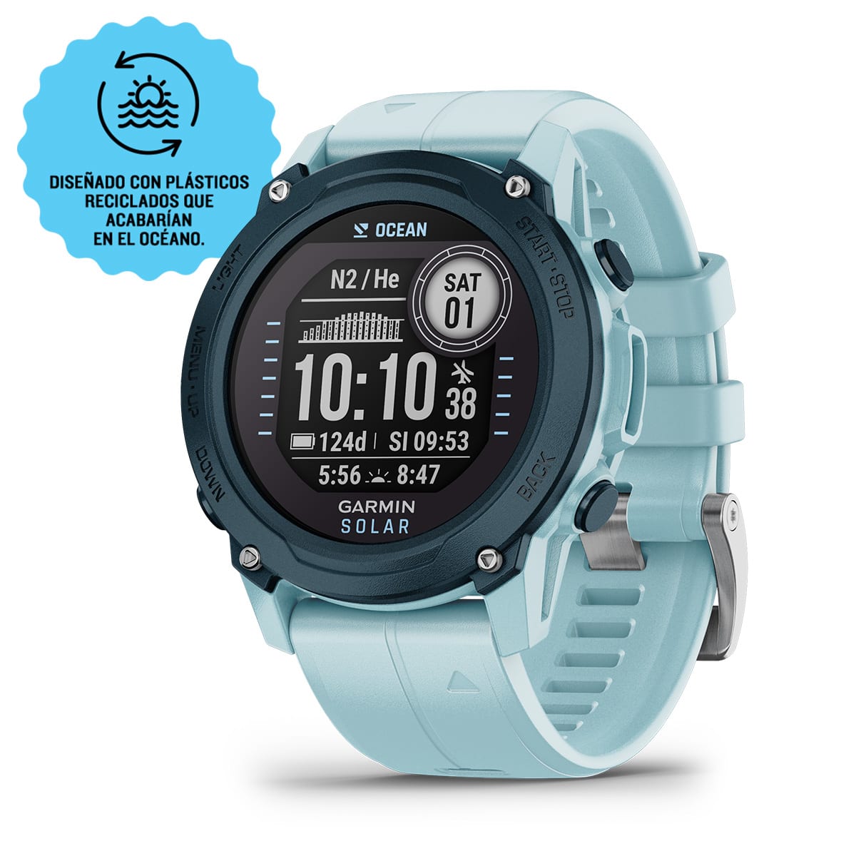 GPS DESCENT G1 SOLAR OCEAN #010-02604-04 GARMIN