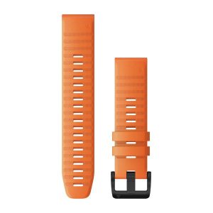 FAJA RELOJ QUICKFIT 22 P/ FENIX 5/6/7/FR935-945-955-965 NARANJA # 010-12863-01 GARMIN