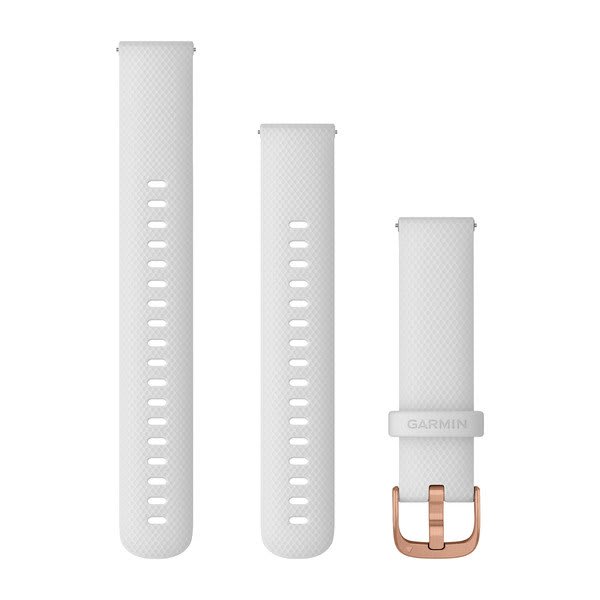 FAJA QUICK RELEASE 18MM P/FR265S-255S/ VENU2S/VIVOACTIVE 4S BLANCA #010-12932-02 GARMIN