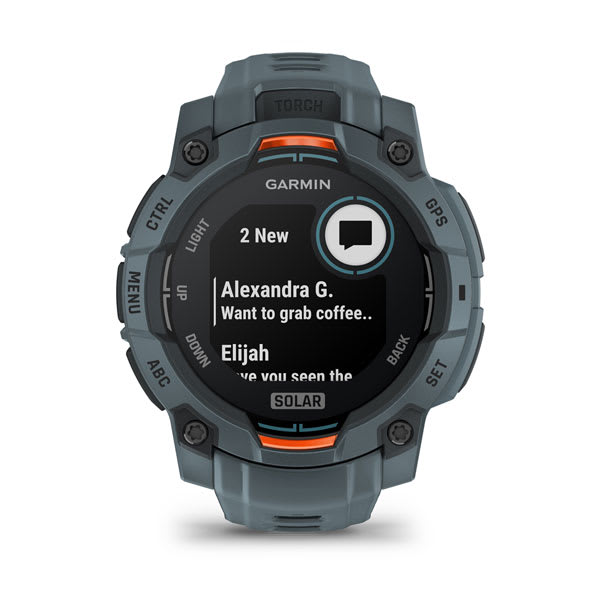 GPS INSTINCT 3 SOLAR 45MM GRIS NIEBLA #010-02934-01 GARMIN - Imagen 4