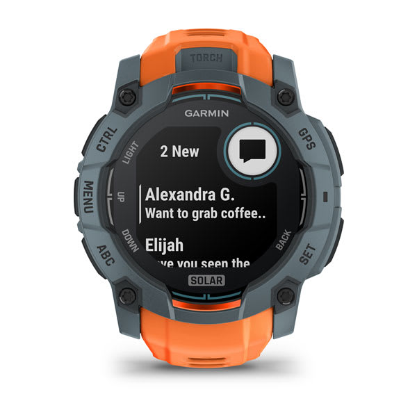 GPS INSTINCT 3 SOLAR 50MM GRIS/NARANJA #010-02935-01 GARMIN - Imagen 4