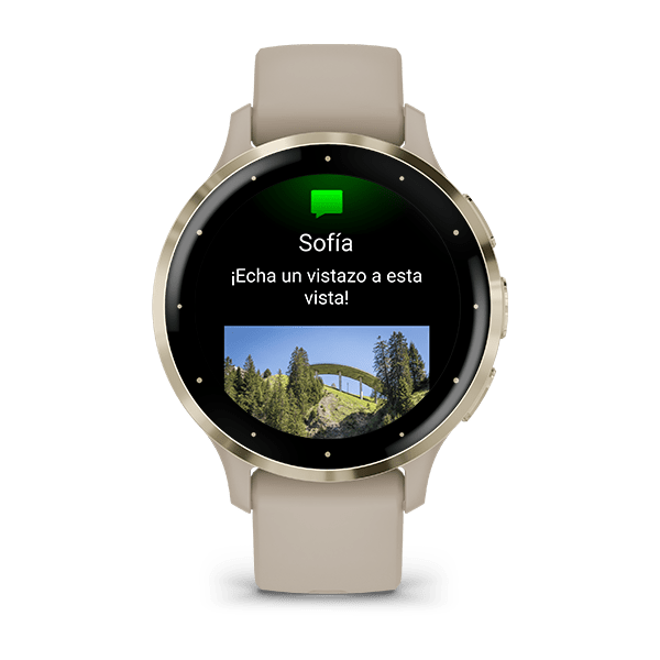 GPS VENU 3S DORADO SUAVE CON GRIS #010-02785-02 GARMIN - Imagen 4