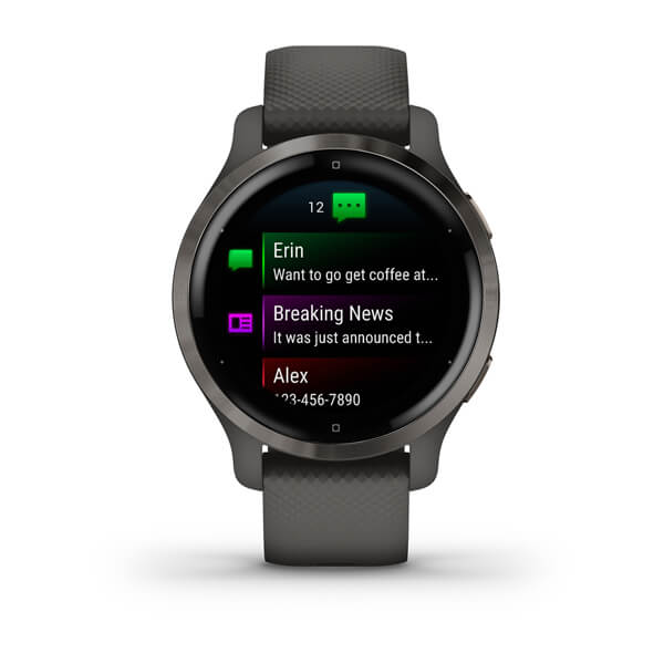 GPS VENU 2S, BISEL ACERO INOX, GRAFITO #010-02429-10 GARMIN - Imagen 4