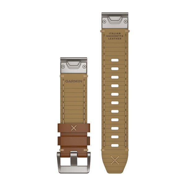 FAJA RELOJ QUICKFIT 22MM CUERO/CAFE GARMIN #010-12738-04 - Imagen 2