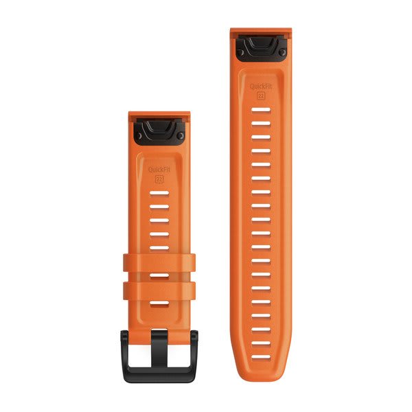 FAJA RELOJ QUICKFIT 22 P/ FENIX 5/6/7/FR935-945-955-965 NARANJA # 010-12863-01 GARMIN - Imagen 2