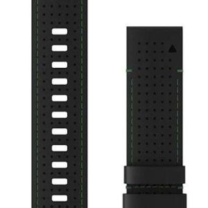FAJA RELOJ QUICKFIT 22MM NEGRO/VERDE HIBRIDA #010-13225-09 GARMIN