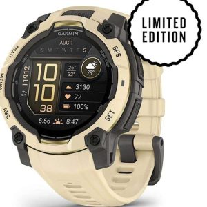 GPS INSTINCT 3 AMOLED 45MM BEIGE/GRIS #010-02936-02 GARMIN