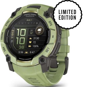 GPS INSTINCT 3 AMOLED 50MM VERDE/GRIS #010-03020-02 GARMIN