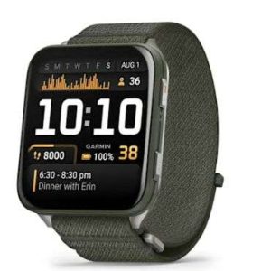 GPS VENU X1 TITANIO/VERDE MUSGO CORREA NYLON GARMIN #010-02980-01