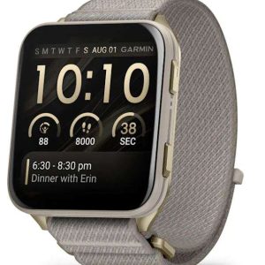 GPS VENU X1 TITANIO/DORADO CORREA GRIS NYLON GARMIN #010-02980-08