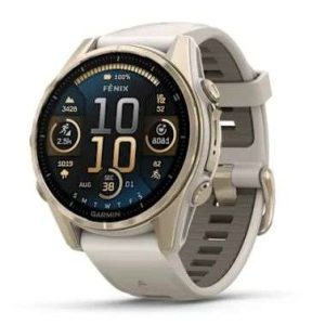 GPS FENIX 8 AMOLED SAFIRO 43MM ORO ARENA #010-02903-10 GARMIN