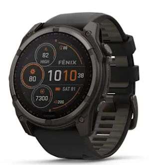 GPS FENIX 8 SOLAR SAFIRO 51MM TITANIO NEGRO #010-02907-10 GARMIN