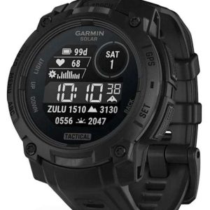 GPS INSTINCT 3 SOLAR TACTICO 45MM NEGRO #010-02934-50 GARMIN