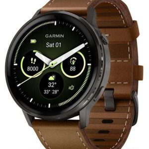GPS VENU 4 45 MM NEGRO/FAJA CUERO #010-03014-03 GARMIN
