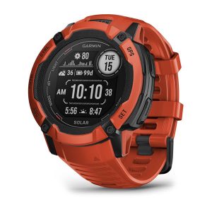 GPS INSTINCT 2X SOLAR ROJO FLAMA #010-02805-01/11 GARMIN