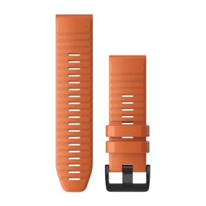FAJA RELOJ QUICKFIT 26 P/ FENIX 5X/6X/7X NARANJA 010-12864-01 GARMIN
