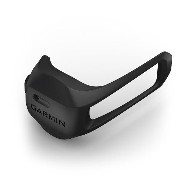 Sensor de velocidad Garmin de bicicleta 2 vista lateral con correa