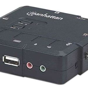 SWITCH KVM 2 COMPUTADORAS USB 151252 MANHATTAN