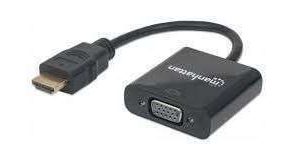 CONVERTIDOR HDMI A VGA M/H 151467 MANHATTAN