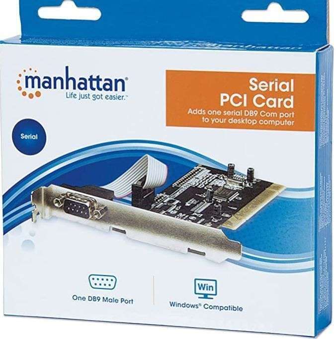 TARJETA PCI SERIAL 158206 MANHATTAN