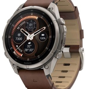 GPS FENIX 9 PRO INREACH 47MM TITANIO/CUERO CAFE #010-04336-40 GARMIN