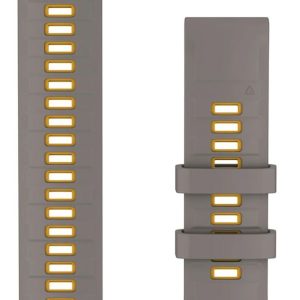 FAJA QUICKFIT 22MM GRIS/AMARILLO #010-14507-02 GARMIN
