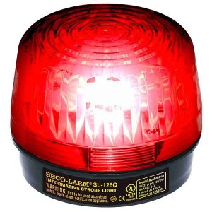 LUZ ESTROBOSCOPICA ROJA 24V SL-126-A24Q/R SECO LARM