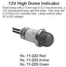 LUZ PILOTO VERDE #11-225 PHILMORE