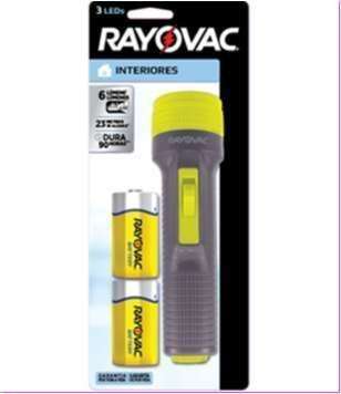 FOCO RAYOVAC 2D 3-LED SJ1005-B2D