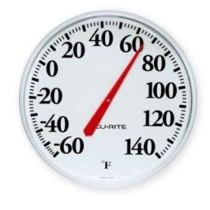 TERMOMETRO 12.5" BASICO BLANCO 01360A1 FAHRENHEIT ACURITE