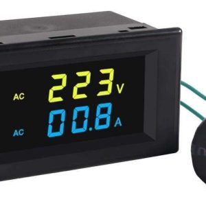 VOLTIMETRO/AMPERIMETRO PANEL 80-300V/0-100A ENERG