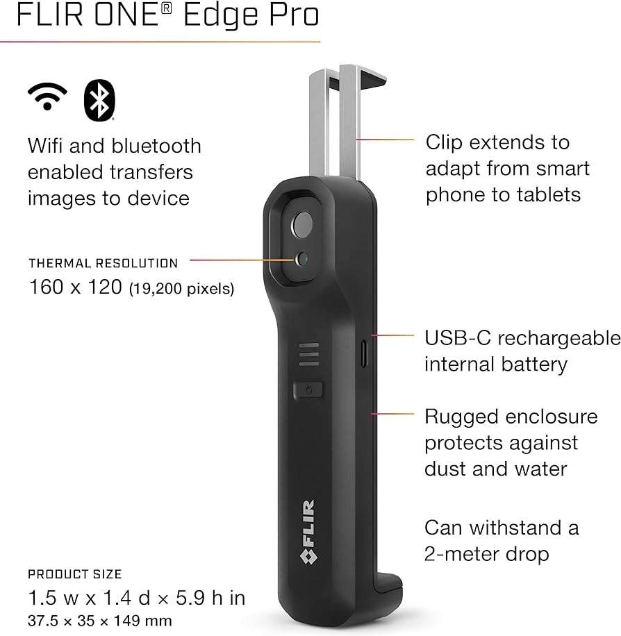 CAMARA TERMOGRAFICA FLIR ONE EDGE PRO 11002-0201