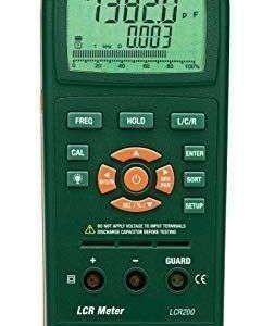 MEDIDOR LCR CAPACITANCIA/INDUCTANCIA/RESISTENCIA EXTECH LCR200