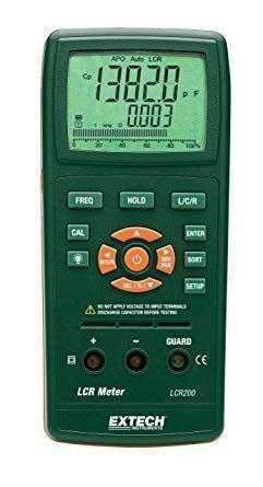 MEDIDOR LCR CAPACITANCIA/INDUCTANCIA/RESISTENCIA EXTECH LCR200