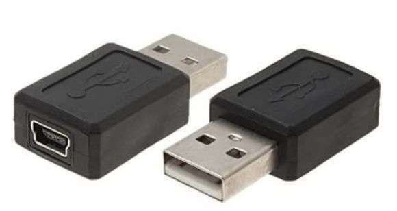 CONVERTIDOR USB A A MINI 5 FEMALE MANHATTAN