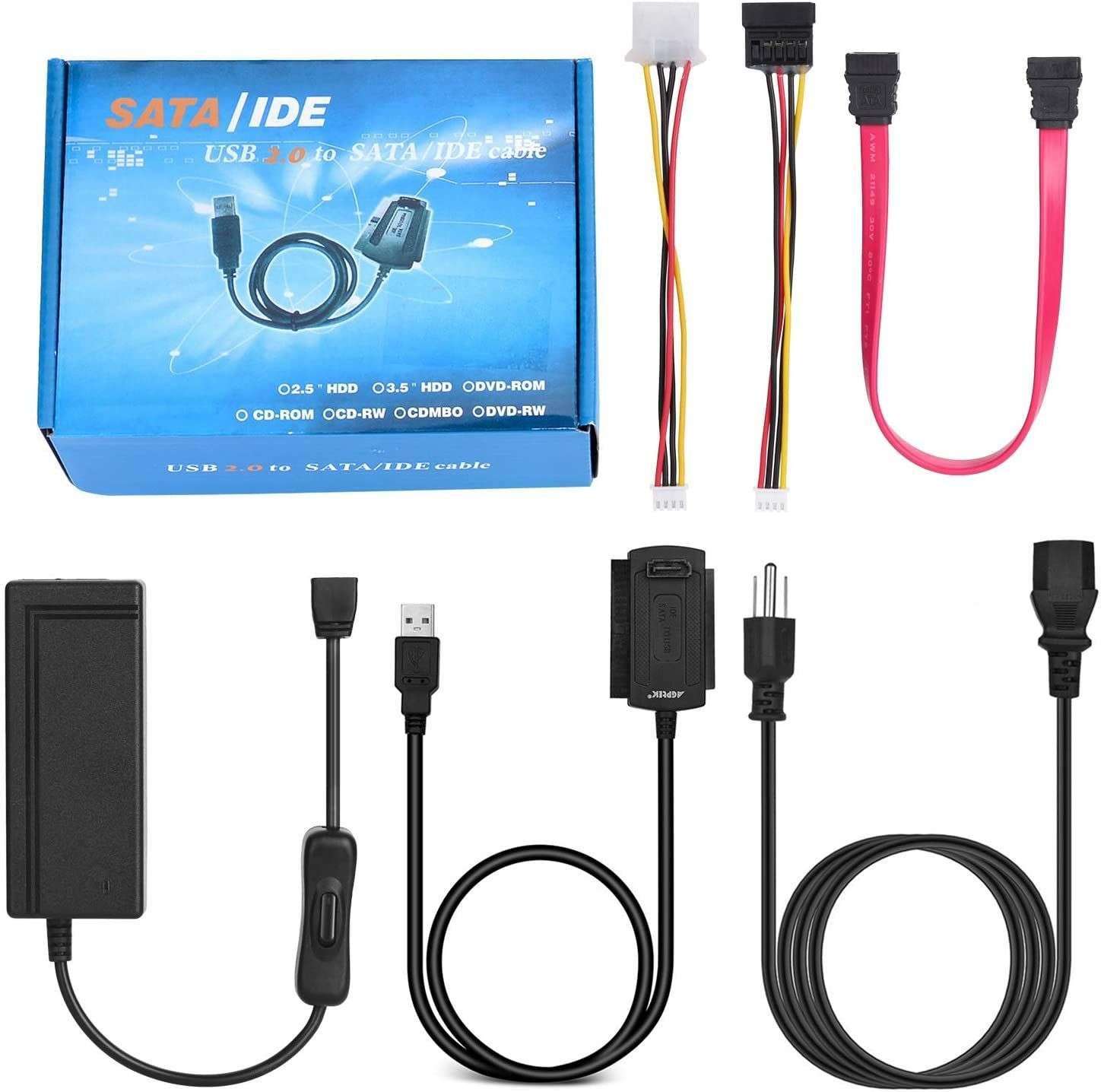 CONVERTIDOR IDE/SATA/ A USB AGILER #AGI-1110