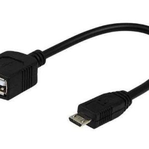 CONVERTIDOR OTG MICRO USB A USB 2.0 M-H 15 CM ARGOM ARG-CB-0051